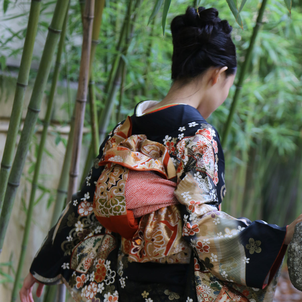 Japanese Kimono Obi Clutch, Gift for Her, Obi Bag