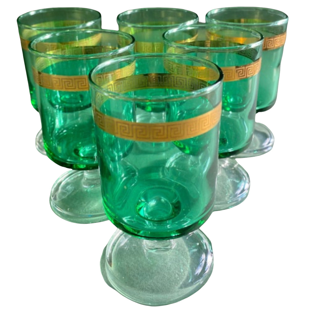 Green Aperitif Glasses, Set of 4 + Reviews